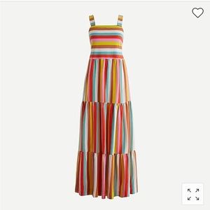 J. Crew Maxi dress in Rainbow Stripe